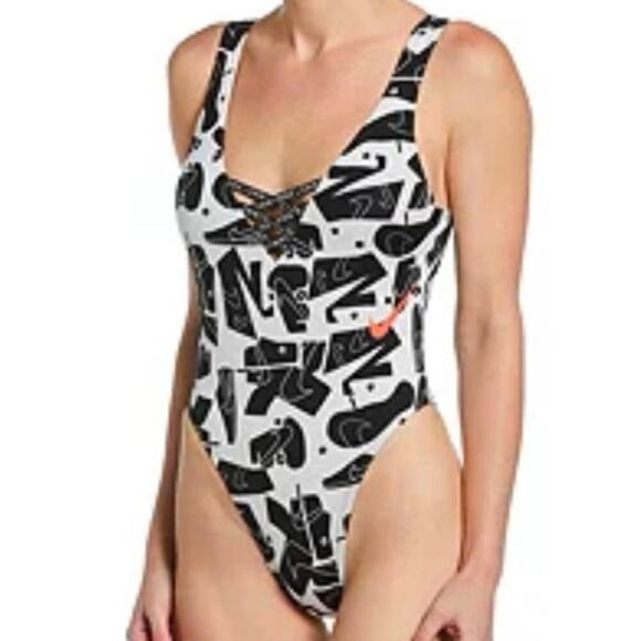 Women Nike Modern Spiderback On Swimsuit - Picture 1 of 5